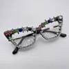 Occhiali da sole 2023 Diamond Ladies Designer di marca Occhiali da festa Strass Season Cool Eyewear Lunette De Soleil Femme