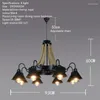 Lustres Lustre Classique Rétro Luminaires Loft Design LED Creative Industrielle Corde Pendentif Lampe Pour La Maison Chambre El