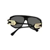 Солнцезащитные очки Toexplore Peampunk Pilot Men Men Women Brand Designer Ectear Mirror Goggle Sun Glasses Fashion Высококачественное UV400