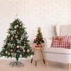 Decorações de Natal Base de Árvore Tripé de Ferro Dobrável Fácil de Instalar e Armazenar Suporte 40/50/60cm Acessórios Domésticos