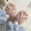 2021 hiver femmes pantoufle chat griffe coton maison pantoufles chaud et antidérapant intérieur ménage en peluche pantoufle pour femme L230704