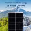 Batterie 25 anni di durata 30 mm di spessore telaio in alluminio pannello solare rigido 12 V 100 W 200 W 140 W 185 W 280 W cella monocristallina 18 V 230715