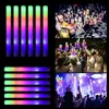 Party Favor Colorful Sponge Foam Fluorescent Rod Party Decoration Light Stick Props Concert Responding to Aid Flash Stick