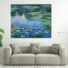 Water Lilies Iii Claude Monet Painting Impressionist Art Hand-painted Canvas Wall Decor High Quality