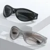 Solglasögon 2023 Cycling European och American Fashion Enkla mångsidiga sportglasögon