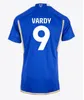 23 24 Leicester Soccer Jerseys City Vardy Daka Maddison Tielemans Ndidi Ayoze Iheanacho Barnes Fofana Schmeichel 2023 2024 Men Kids Kit Kit Pootball Shirt Jersey