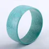 Bangle HAHA&TOTO Statement Synthetic Turquoise Bracelet For Women Girls Fashion Jewelry Accessory Party Wedding Prom