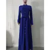 Abbigliamento etnico Donna Ramadan Eid Kaftan Abaya Dubai Turchia Camicia lunga musulmana Abito Mubarak Abaya islamico per le donne .