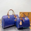 Designer -Travel Bag Tote Handbag Leather Women Classic Boston Bags Shoulder Bag Custom Stamp