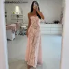 Casual Dresses Women Sexy Perspective Dress Beach Floral Slip Spaghetti Strap Sleeveless Slim Lady Empire Summer Big Swing Thin Clothing