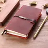 Handmade Leather Writing Journal Notebook Refillable Pocket Vintage Travel Diary For Men & Women Gift