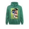 Sweats à capuche pour hommes Design unique Capitaine Tsubasa Graphic Sweat Guys Anime Custom Hood Pulls Oversize Shirt