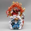 Anime Manga 23cm One Piece Figure Rufy Figure Gk Sun God Rufy Nika Anime Figure Wano Country Monkey D Luffy Figurine Statue Model Doll L230717