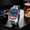 Luxus R olax Uhren USA Shop High -End -Uhren online tiefe wasserdichte Präzision Stahl Uhren Business Casual GMT Clock mit Geschenkbox N6UA