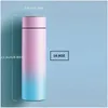 Creative Gradient Color Smart Thermos Cup Business Portable Car Vakuum 304 Rostfritt stål Vattenkopp Kaffekanna