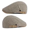 sboy Sombreros Retro sboy Cap Hombres Otoño Invierno Herringbone Duckbill Hat Tweed Flat Peaked Beret Hat Mujeres Pintor Gatsby Driving Cap 230717