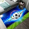 Tapijten 3D Voetbal Afdrukken Tapijt Slaapkamer Decoratie Tapijt Thuis Woonkamer Decoratie Keuken Mat Ouder-kind Spel Voetbal Vloerkleed R230717