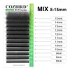 False Eyelashes Cozbird 3D W Eyelash Extension Premade Volume Fans Cluster L LC LD Curl Mix 815mm 230617