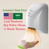 Secador de mãos automático Aquecedor elétrico Máquina de vento El banheiro Equipamento doméstico Mini golpe