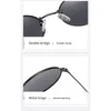 Sonnenbrille Polarisierte Sonnenbrille Damen Brillen Mode Herren Accessoires Rund Outdoor Metall Unisex UV400 AE1167 230715