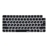Tangentbordskåpor XSKN ryska tangentbordskåpan för nytt iMac 24 -tums magiska tangentbord A2449 med touch -ID och A2450 med tangent R230717