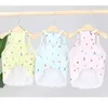 Dog Apparel Sweet Clothes Summer Yellow Blue Pink Hoodie Suspenders Vest Puppy Cat Sleeveless Sweatshirt Shirt For Small Dogs Yorkie