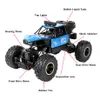 Samochód elektryczny/RC PaiSible Electric 4WD RC CAR RAMOTOWY MACK BUBBLE BUBBLE ON RADIO Control 4x4 Drive Rock Crawler Toy dla chłopców dziewczęta 5514 230717