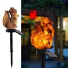 Solar LED Light Outdoor Waterproof Squirrel Animal Modeling Lawn Decoration Garden Lighting