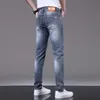 Hots jeans firmati Jeans Uomo Primavera / Estate Nuovi piedi elastici Pantaloni Fashion Brand European Light Luxury Thin Jean