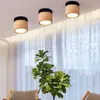 Plafonniers nordique bois moderne en bois Led éclairage salon chambre escaliers cuisine Spot luminaires décor à la maison