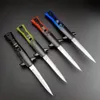 9 -tums ACK Folding Knife Godfather Italian Stiletto Mafia Horisontella klassiska fickknivar 11 13 EDC Tools