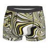 Underpants Cool Swirls Of Black Gold White Marbling Marbled Marble Pattern Panties Men's Underwear Shorts Boxer Briefs
