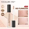 Concealer FOCALLURE 7 Colors Face Waterproof Full Coverage Longlasting Moisturizing Smooth Liquid Foundation Makeup Cosmetics 230617