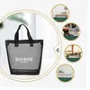 Sacs de rangement sac de plage en maille fourre-tout pour des essentiels pratiques et une pochette portable sans sable avec une conception pliable de grande capacité