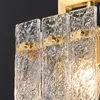 Pendelleuchten Kronleuchter für Küche Insel Schlafzimmer Badezimmer Gold Quadratische Glasdrähte Hanglamp Moderne LED-Innenbeleuchtung Lichter