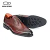 Saviano Oxford Dress Oom Fashion Business Handmade Office Designer Eleged Echte lederen schoenen Men Origineel 2456