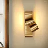 Wall Lamp Outdoor LED Golden Lighting Headboard Dressing Living Room Furniture House Decoration Table Mirrors Bedroom Night Inte