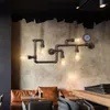 Vägglampa amerikansk retro loft industriell järnkonstdekor vatten pipe växel restaurang bar café gång sovrum kök ljus