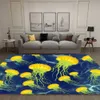 Carpets Marine Life Jellyfish Series Ковер ковер спальня пушистая ковер гостиная Home Home Hotel Lounge Math Want Want Slip Mat R230717