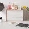 Scatole da stoccaggio Organizzatore di trucco Organizzatore squisito Workmanship a 360 gradi Box rotante BAGNO BAGNO BAGNIA DESKTOP BEAZIA