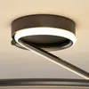 Lampadari 2023 Lampadario a soffitto a linea moderna Lampada semplice moderna per soggiorno Sala da pranzo Cucina Decorazioni per la casa per interni Illuminazione Lustre