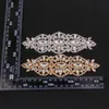 162x55cm diy strass for womenアクセサリーブライダルヘッドドレスウェディングドレス用の長いアップリケラインストーンパッチL230704