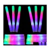 Feestdecoratie Feestdecoratie 12 15 24 30 60 90Pcs Glow Sticks Rgb Led Verlichting In Het Donker Fluorescentie licht Voor Bruiloft Conce241T