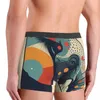 Caleçon Éléphant Sous-Vêtements Rétro Pochette Multicolore Trenky Boxershorts Imprimé Boxer Brief Classique Homme Grande Taille 2XL