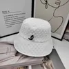 Trendy dameshoed DoubleC Niche Bubble Plain zonnescherm Zonbestendige hoed Bucket Basin Hat