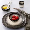 Zestawy zastawy stołowej chińska ceramiczna miska miska naczynia talerz i łyżka stołowa zestaw stołowych