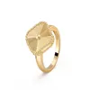 Designer smycken par ringar Lucky Clover Ring Four Leaf Cleef Love Gold Rings for Women Mens Luxury Wedding Rings Fashion Vintage Casual Party Accessorze