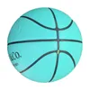 Balls To Girl's Gift Blue Basketball Size5 6 7 Adulte Enfants Durable Ball Star PU Gift Box Training Competition Special Basketball 230715