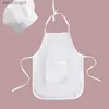 Cute Kids Chef Apron Hat Set Costumes Cotton Blended Chef Baby White Cook Costume Photos Photography Prop Little Chef Hat Apron L230620