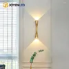 Vägglampa modern enkel led inomhus sovrum vardagsrum hembelysning gång korridor dekoration aluminium ljus IP65